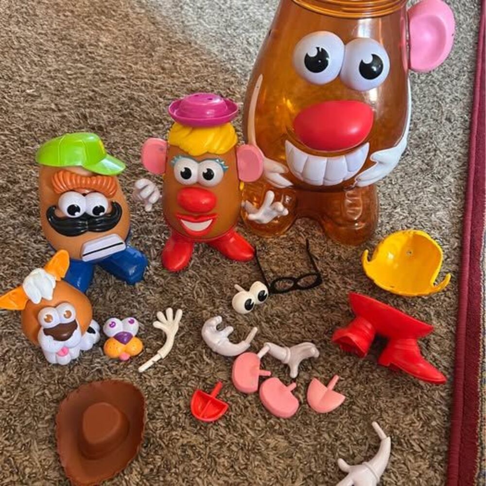 Vintage 2002 Hasbro Mr. Potato Head Super Spud Partial Set